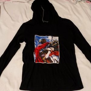 Anime light hoodie